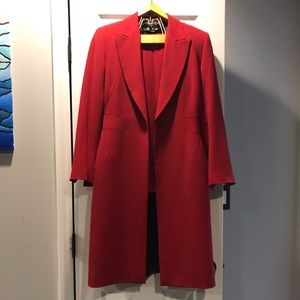 Kasper 2 piece red suit